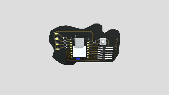 PCBBoard_Week6 3D Model