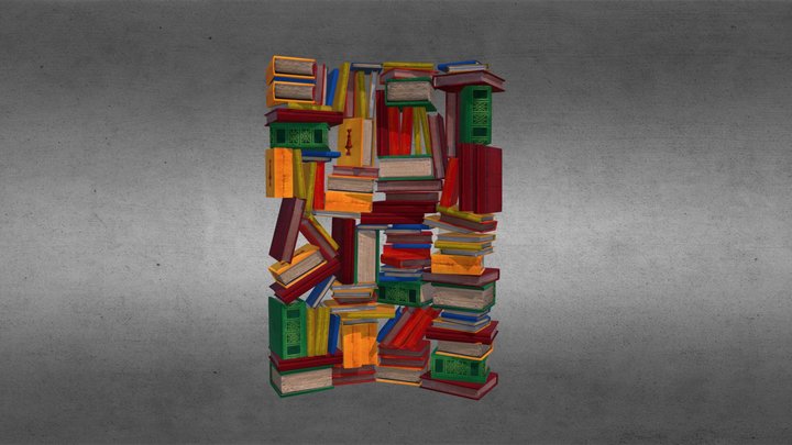 Book Corner 3D Model