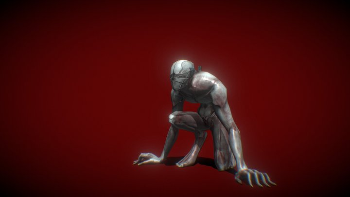 Sci-fi Ailen Monster 3D Model