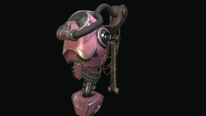 damaged bot 3D Model