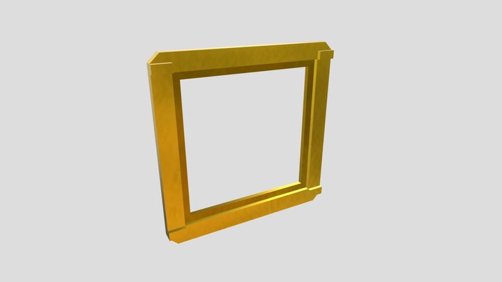 Schilderij lijst V2 3D Model