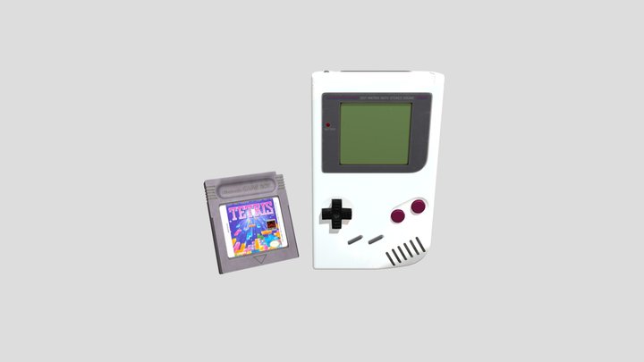 Nintendo Game Boy (Original 1989) 3D Model