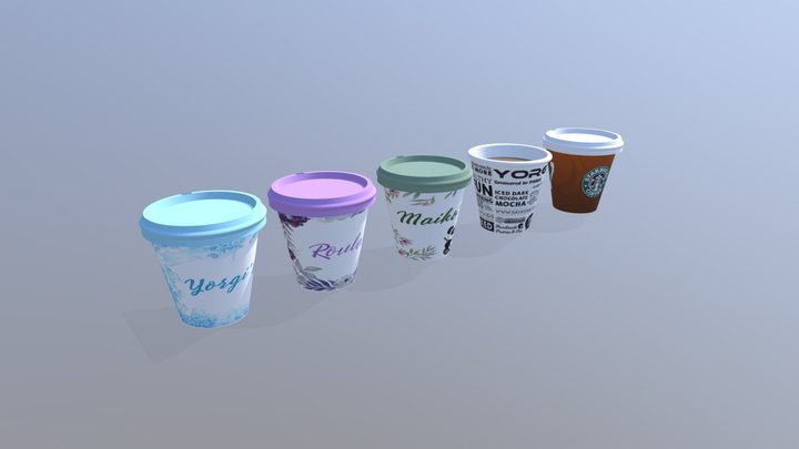 Coffee Mugs 3D Model
