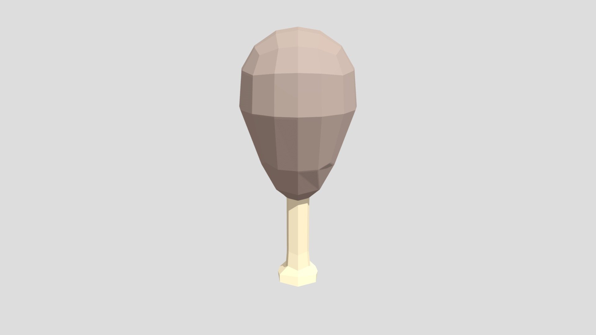 Chicken drumstick from Poly by Google - Download Free 3D model by ...