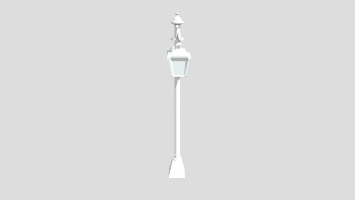 1930 street lamp 3D Model