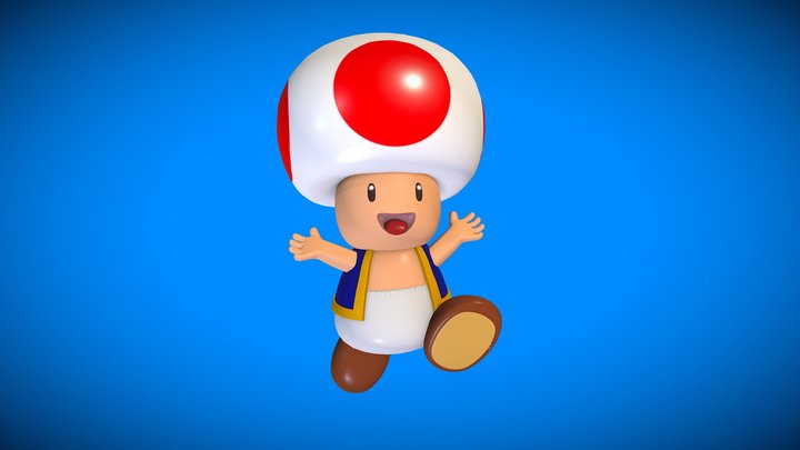 Toad (Nintendo) 3D Model