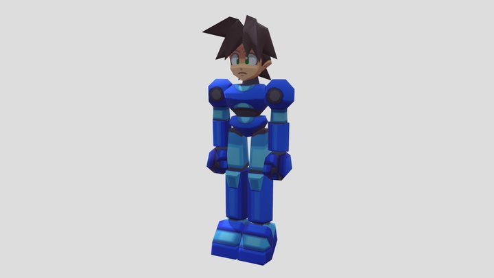 Mega Man Legends - Megaman Volnutt 3D Model