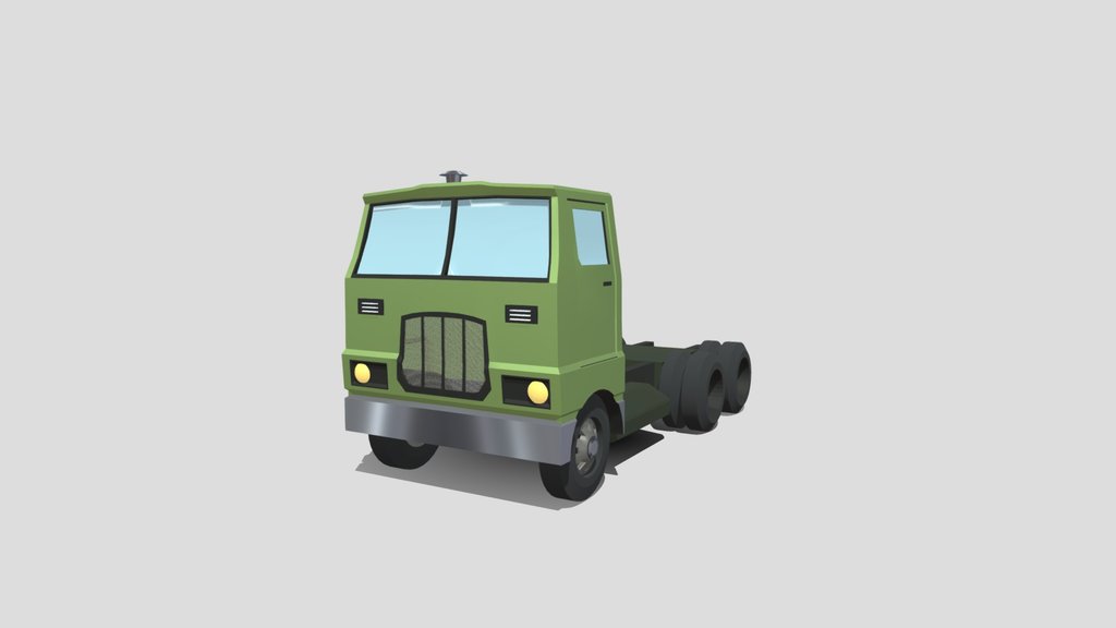 Mack F 1962 Truck - 3D Model