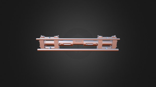 Буровой насос НБ 14/22 3D Model