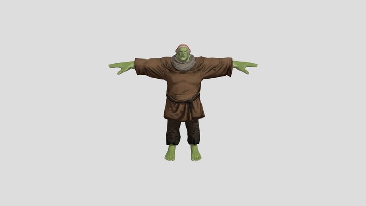 Orc NPC from fuse 3D Model