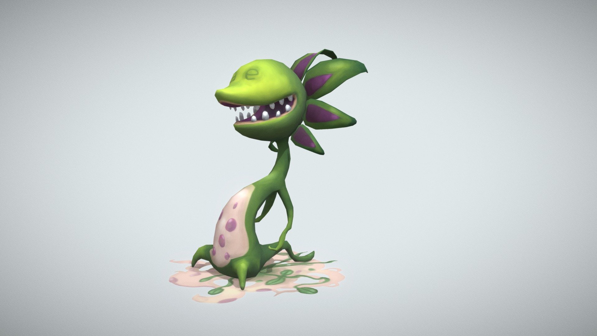 monster plant - 3D model by Oleg Lych (@CommanderData) [2b3fc1a ...