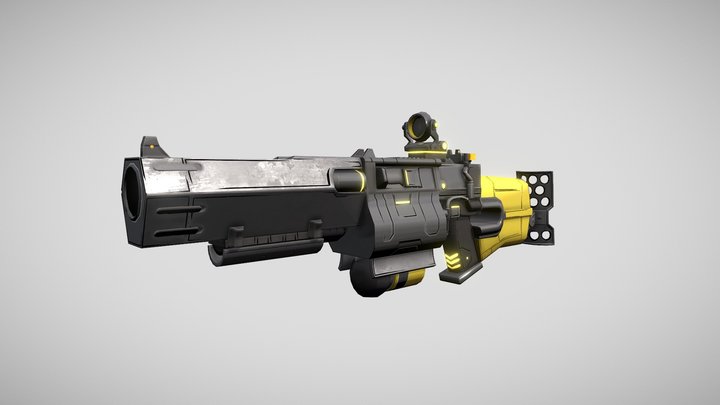 Hawkins Wrath Gun 3D Model