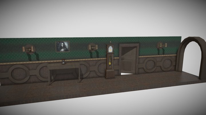 Haunted Diorama 3D Model
