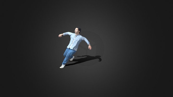 50k@Breakdance Freezes 3D Model