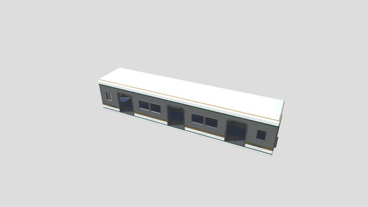 Subway Car Interior & Exterior 3D Model