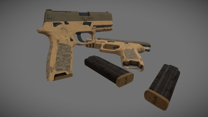 SIG P320 M18 3D Model