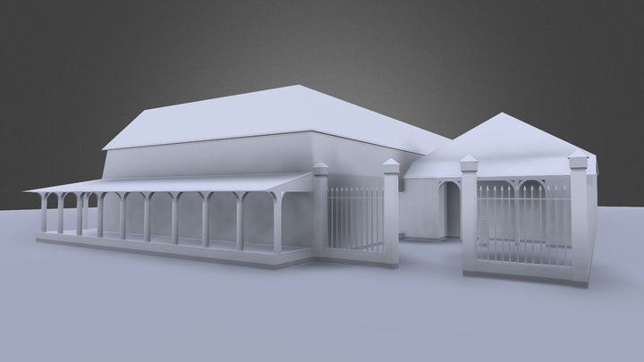 Theatre White Box 3D Model