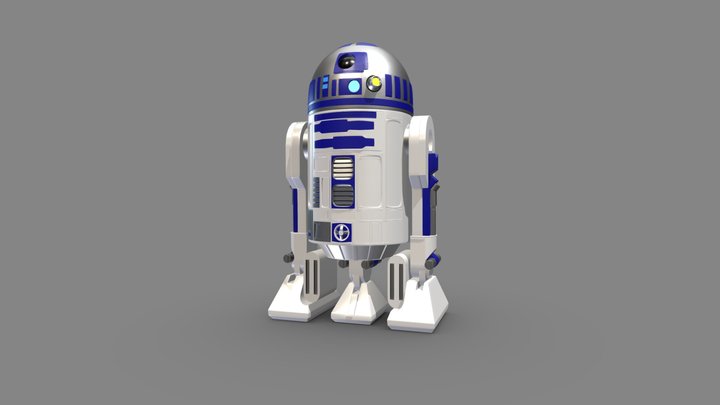 R2D2 3D Model