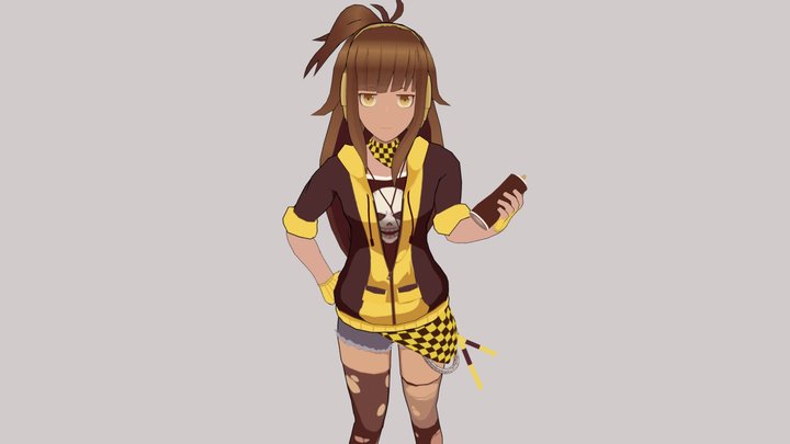 Graffiti - Lost Saga 3D Model