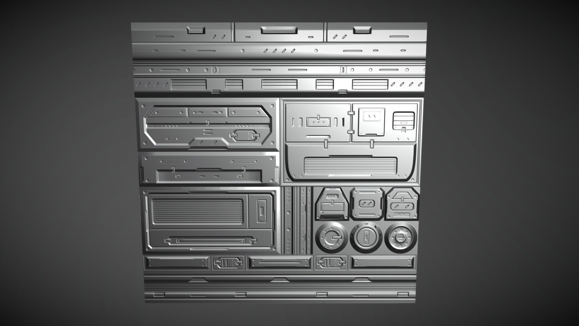 Sci-Fi Trimsheet - 3D model by Szymon Wilczynski (@Jelonek54) [2b44e30 ...