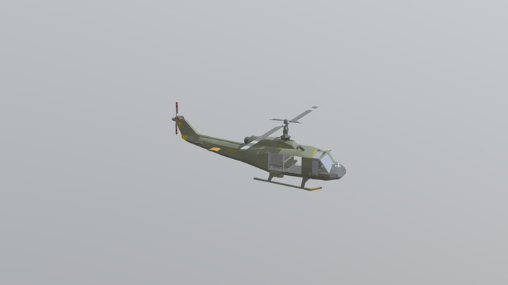 UH1H huey 3D Model