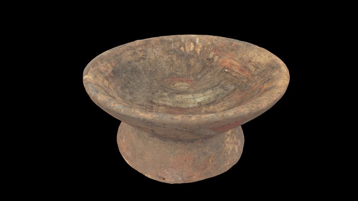 Copa con decoración pseudo-cloisonné 3D Model