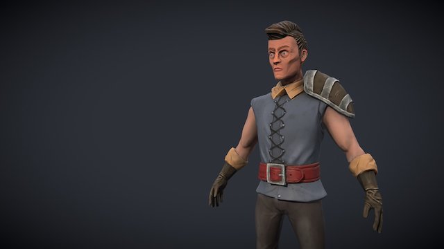 First finished character 3D Model