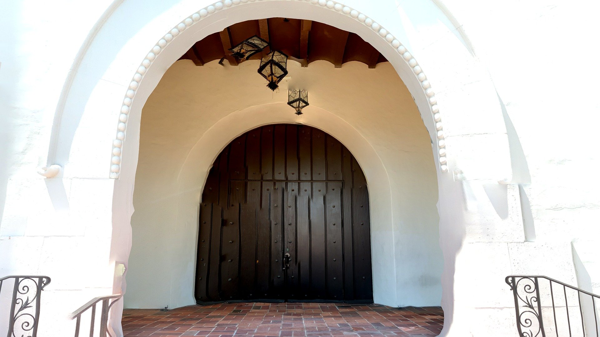 Spanish church entrance -- LiDAR iPad Pro