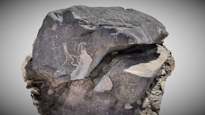 Petroglifo de Ampajango 2 3D Model
