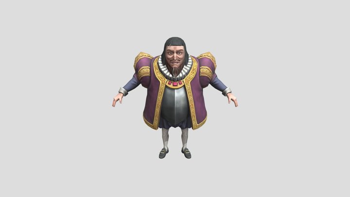 King Richard (not rigged) 3D Model