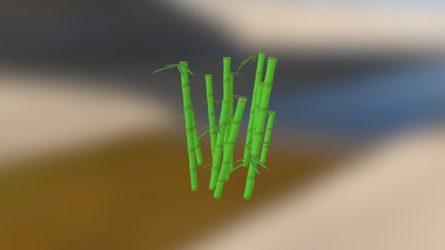Bamboo forest 3D Model