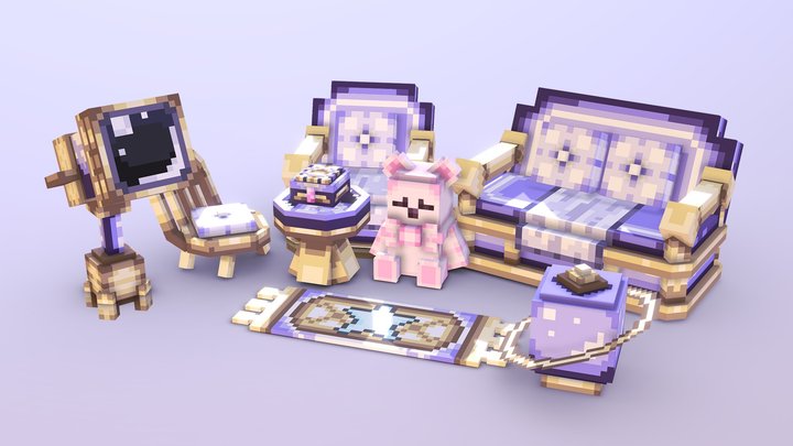 Sweetnight pack 3D Model