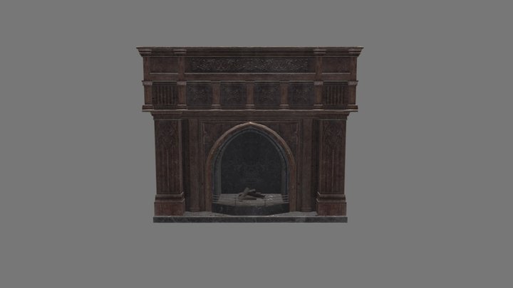 Fireplace 3D Model