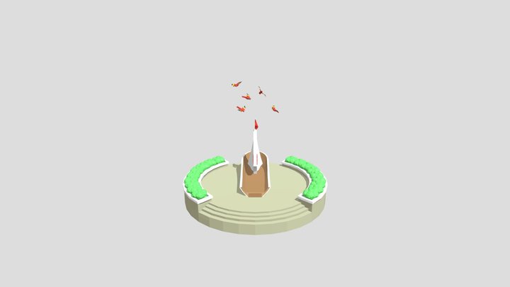 MUI CA MAU LOWPOLY 3D Model