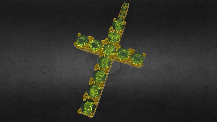 crucifix pendant 3D Model