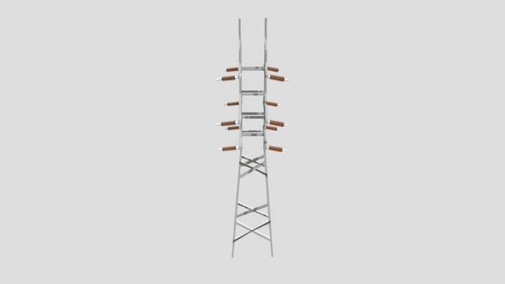 electricity tower 3D Model