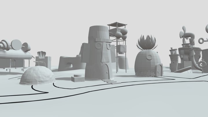 BFBBR - Bikini Bottom – Modelo 3D gratuito STL