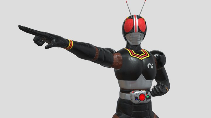 Kamenriderblack 3D Models - Sketchfab