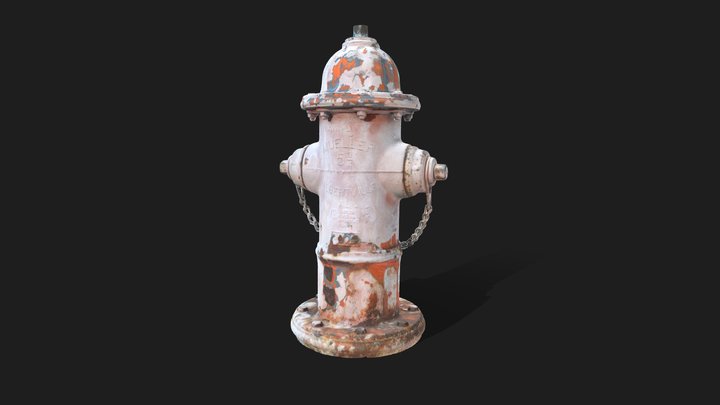 Pink Fire Hydrant 3D Model