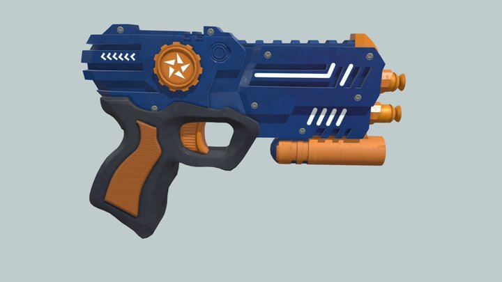 Toy Gun 3D Model
