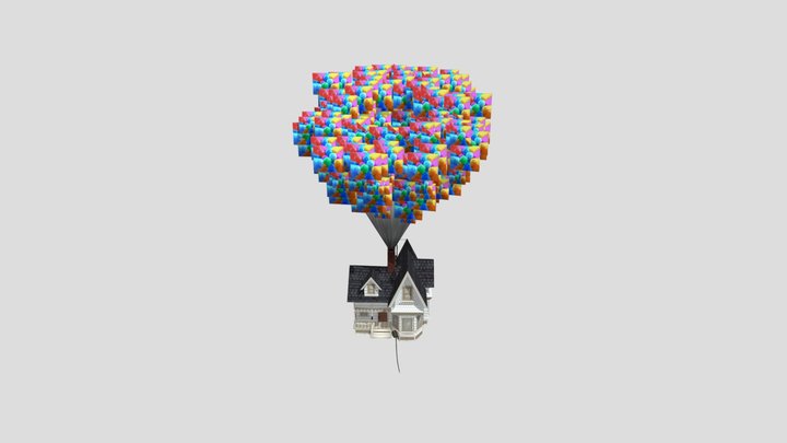 Up House PS2 3D Model