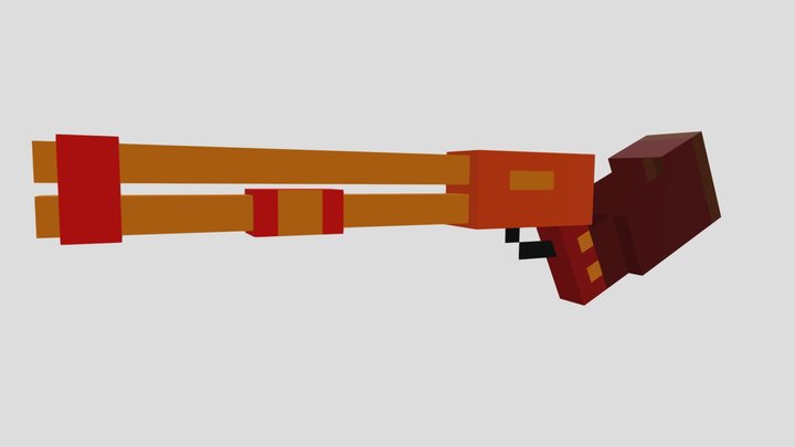 Vulcan's Shotgun (Pixel Gun 3D Fanon) – Modello 3D gratuito STL