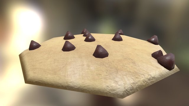 FoodFight Cookie 3D Model
