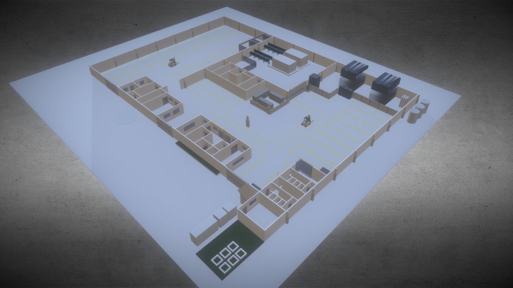 factory - A 3D model collection by jingru1994 - Sketchfab