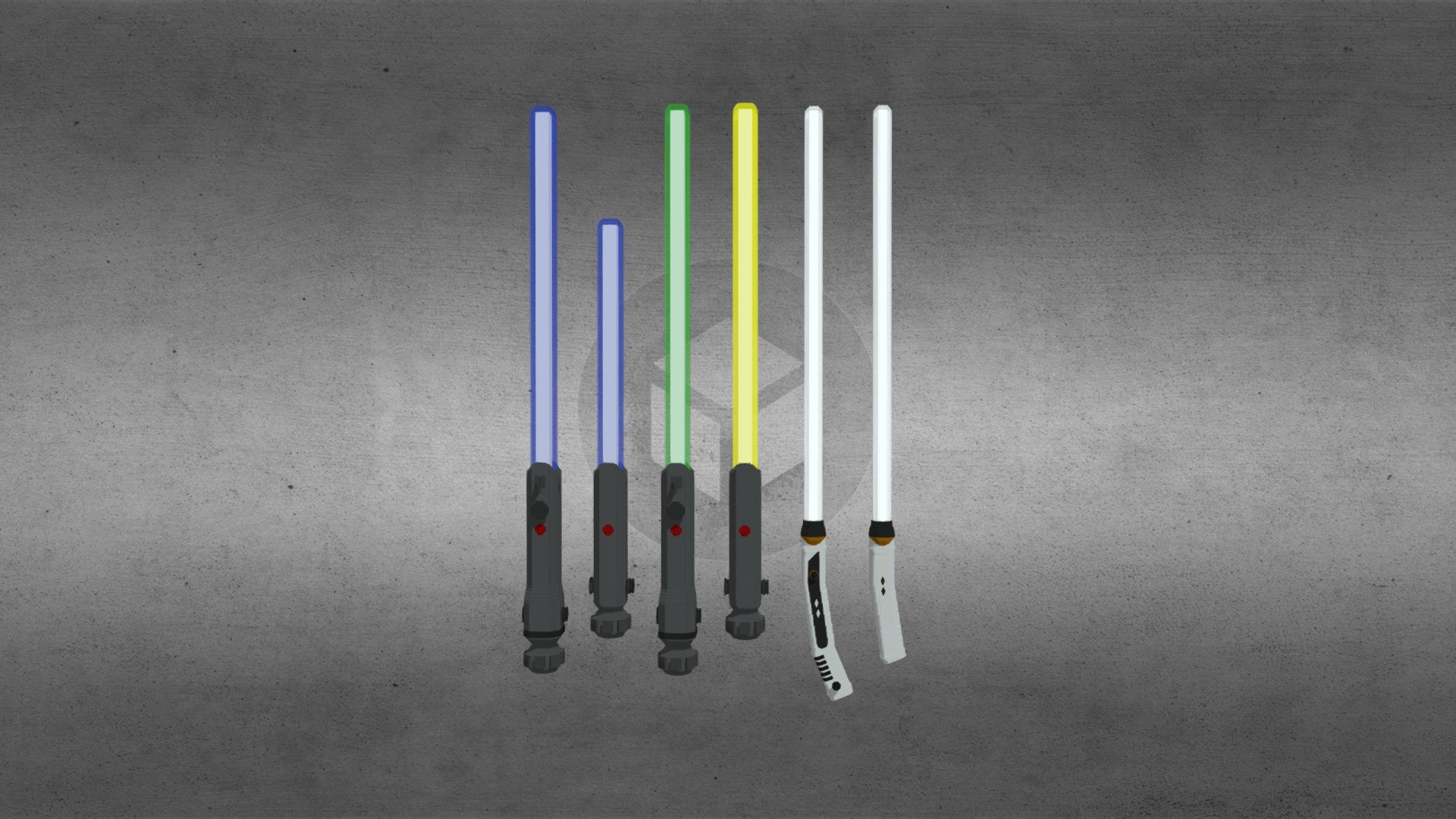 Ahsoka Tano's lightsabers