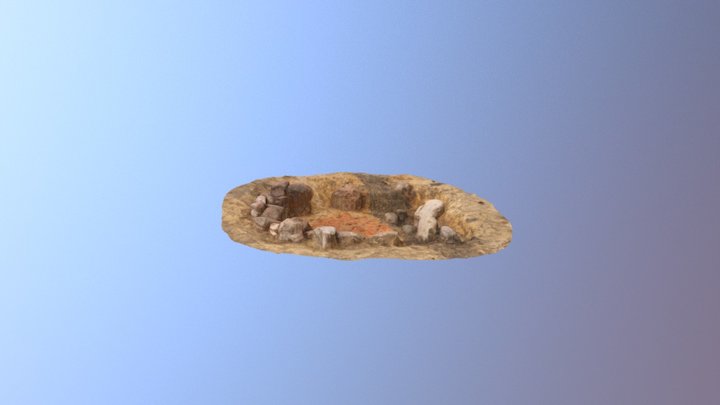 Piec zniszczony przez dren 3D Model