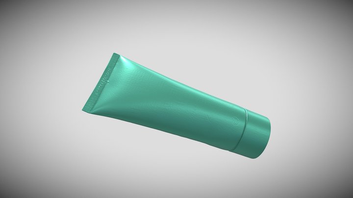 Tubetto di crema (cream tube) - 3D Scan 3D Model