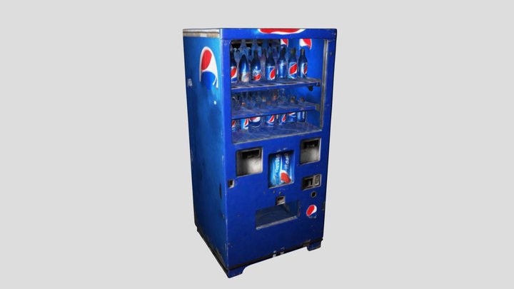 Abandoned Vending Machine – Modello 3D gratuito STL