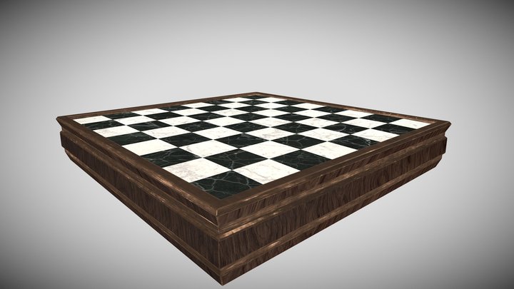 chessboard 3D Model