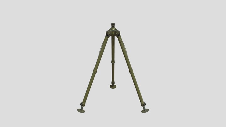 WW2 German MG42 Tripod 3D Model